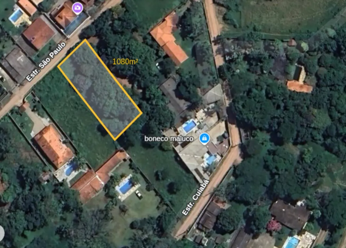Terreno 1080m² no Jardim Estância Brasil em Atibaia