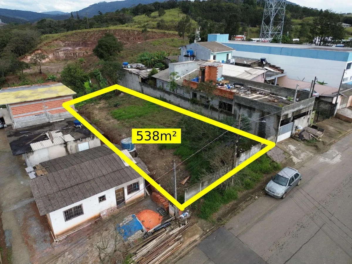 Terreno plano de 538m² no Guaxinduva, Atibaia